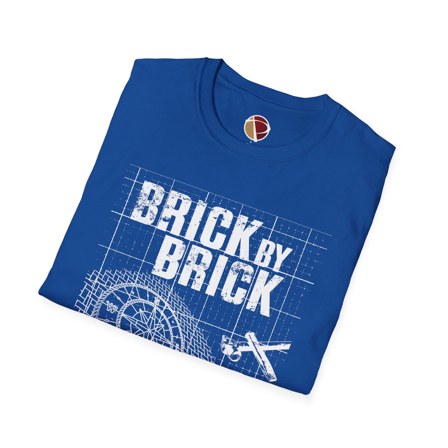 Brick by Brick Blueprint Tee