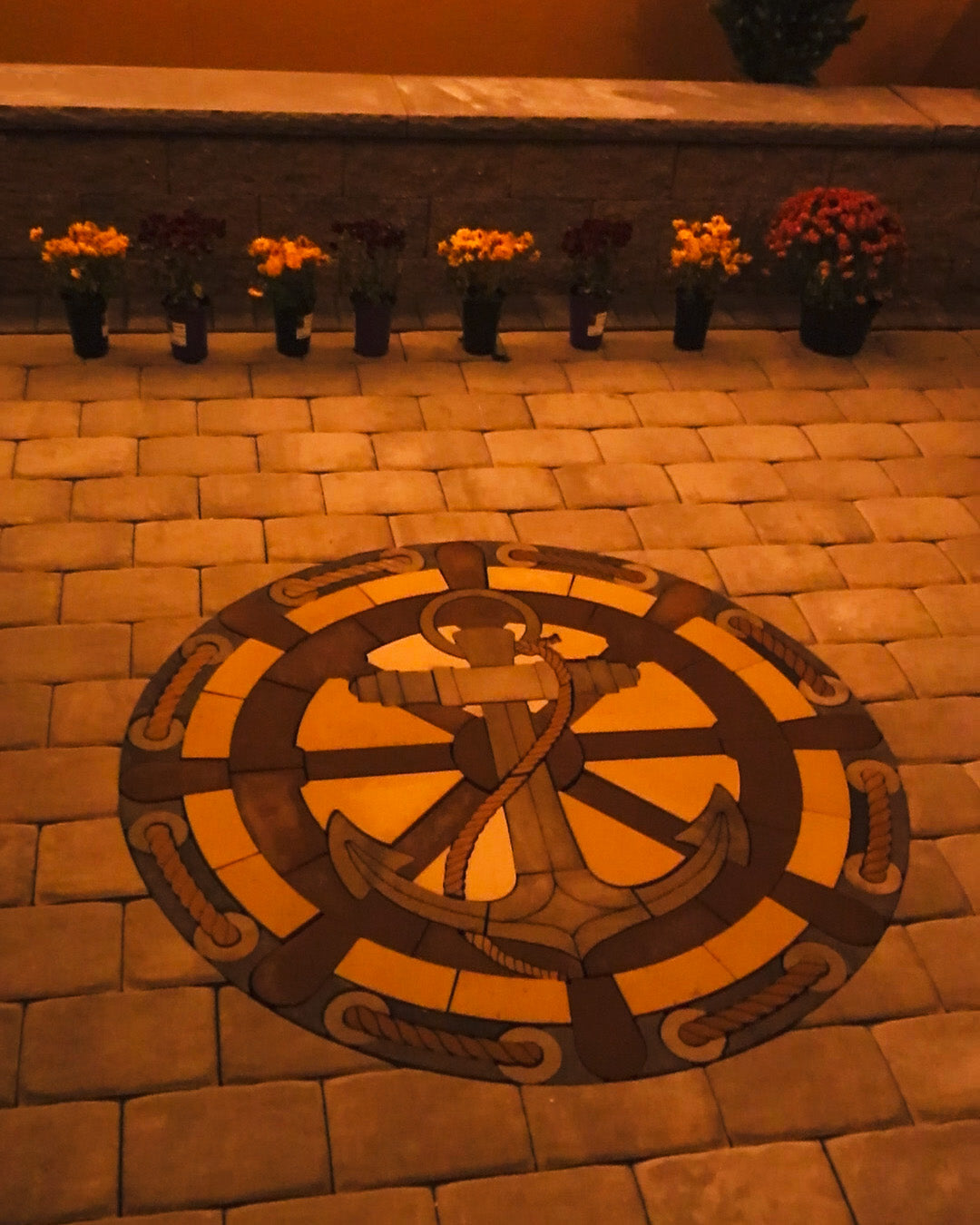 PAVERART Anchorbound Shipwheel